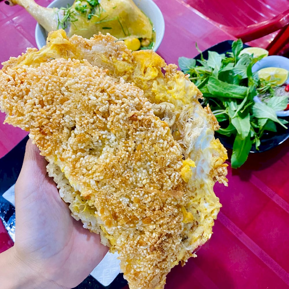 Xôi chiên chà bông